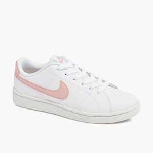 Nike Court Royale II White/Pink Check Casual Sneakers Size EU 37.5